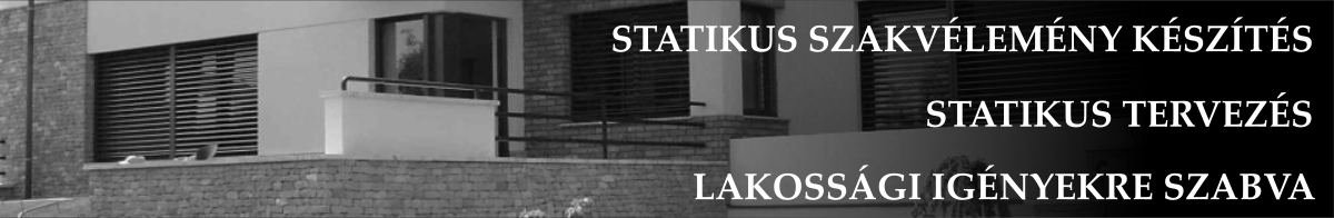 Statikustervezés.hu logó: statikus, statikus szakvélemény, statikai szakvélemény